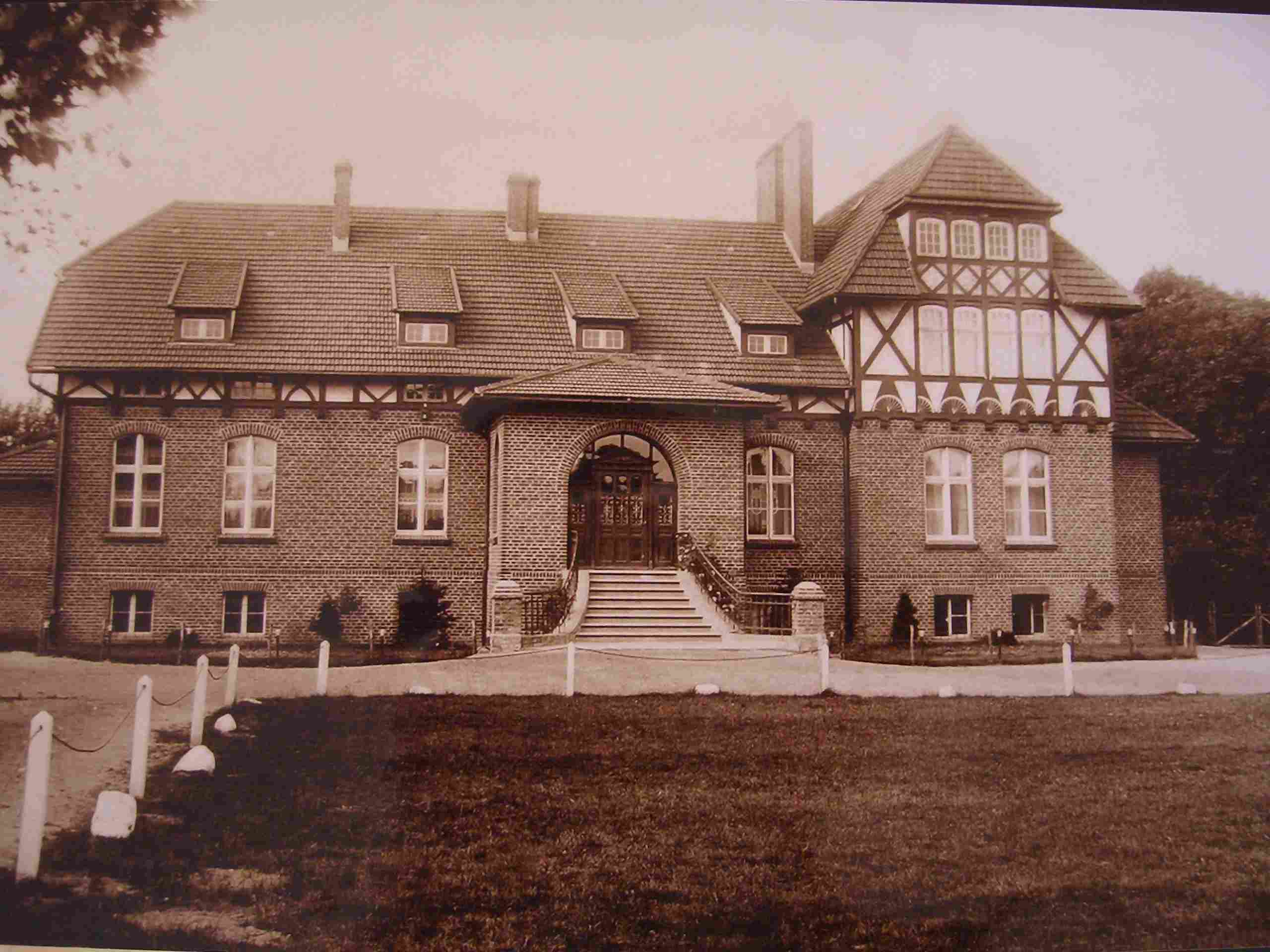 Bild vom Gutshaus um 1928